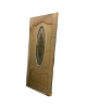 Picture of Solid Wooden Door with Decorative Glass Panel