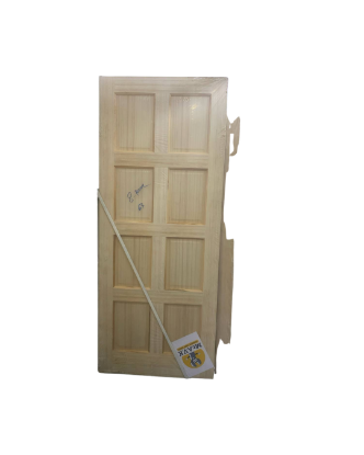Picture of Plain Solid Wooden 8-Panel Door
