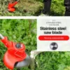Picture of 12V Household Electric lawn mower small 3000mAh Dual Li-ion trimmer strimmer cutter Small Convenient