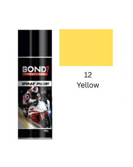 Picture of Bond 7 Spray Paint Professional 12 Yellow