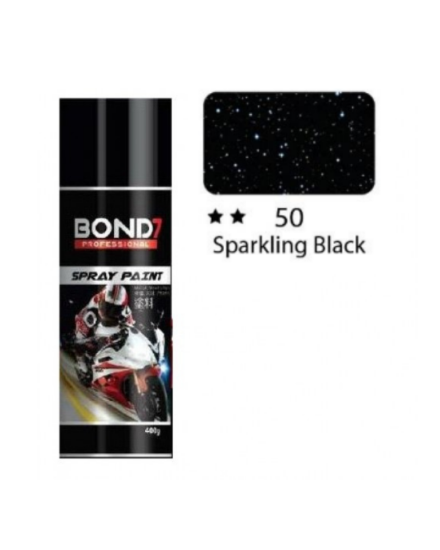 Picture of Bond 7 Spray Paint Professional 50 Sparling Black