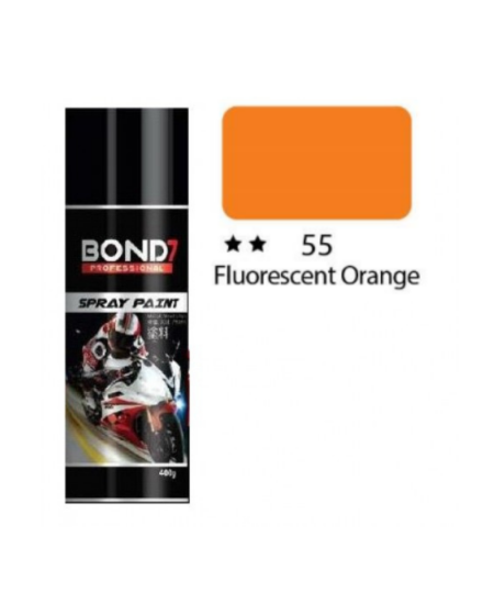Picture of Bond 7 Spray Paint Professional Fluorescent Orange