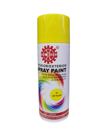 Picture of Red Wheel Spray Paint 400ML 41 Art Yellow
