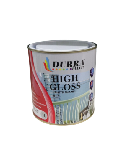 Picture of Durra paint ALKYD Enamel 1L Matt Black