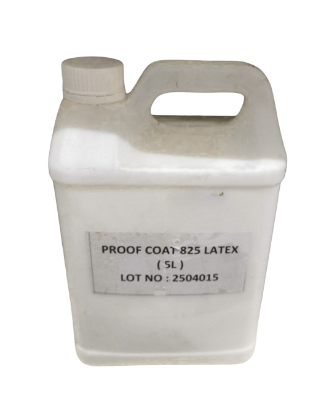 Picture of Proof coat 825 latex 5L lot no; 2504015