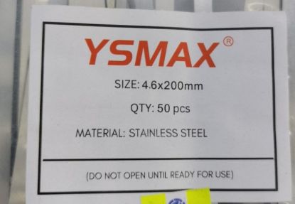 Picture of YSMAX Cable tie Stainless steel