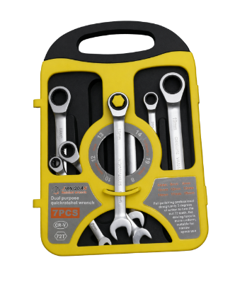Picture of JIAN QUAN dual purpose quick ratchet wrench 7pcs