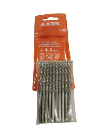 Picture of Axes HSS TWIST DRILL MATERIAL HSS 4341 TECHNICS Fully Ground 4.0mm