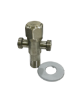 Picture of Mr.A.V.K Bidet T-Adapter with Shut Off Valve Stainless Steel Water Diverter Valve Dual-Connector Valve for Toilet Bathroom
