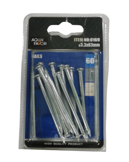 Picture of AQUA FAVOR Nuts and Bolts M3.3x63mm
