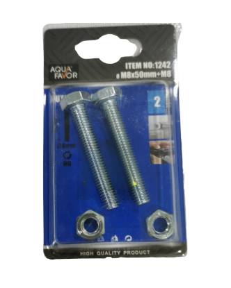 Picture of AQUA FAVOR Nuts and Bolts M8x50mm