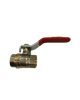 Picture of HP Brass ball valve 1/2inch(Red Holder)