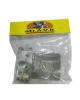 Picture of Wall Mounted Shower Bracket Space Aluminum Showerhead Holder with Hooks Rotatable Sprayer Pedestal