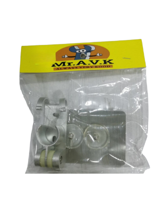 Picture of Wall Mounted Shower Bracket Space Aluminum Showerhead Holder with Hooks Rotatable Sprayer Pedestal