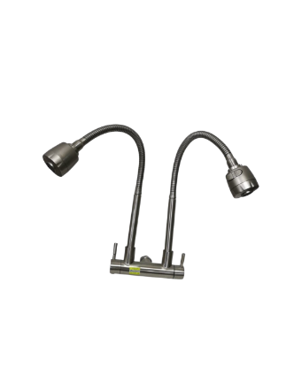 Picture of MPV Double Flexi-Spout Kitchen Cold Tap & Durable Stainless Steel Faucet