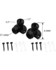Picture of SHOWY BLACK-COATED 3/4″ M X 1/2″ F X 15MM SUS304 S/S MIXER WALL BRACKET
